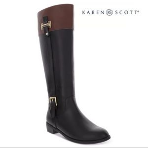 Karen Scott
Deliee2 Riding Boots, Black/Brown sz 6